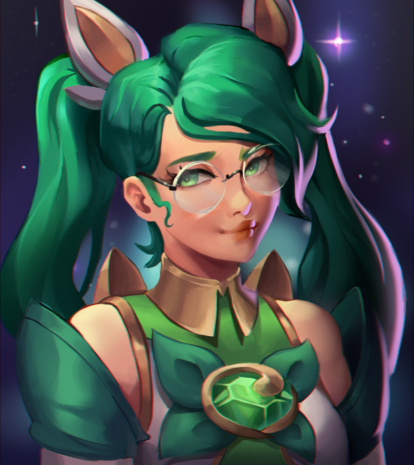 ArtStation Star guardian sona icon fan art(07)