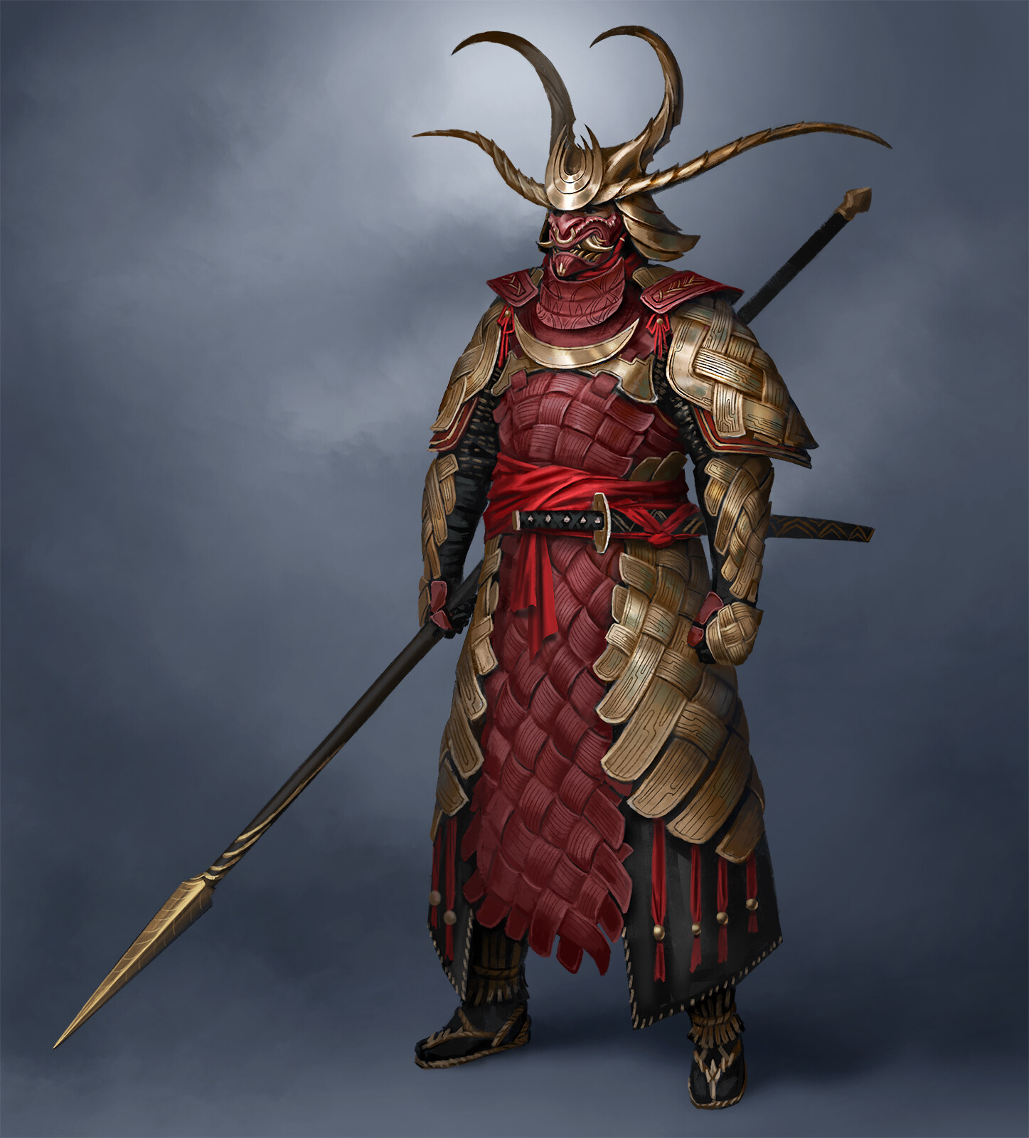 ArtStation random samari armor design