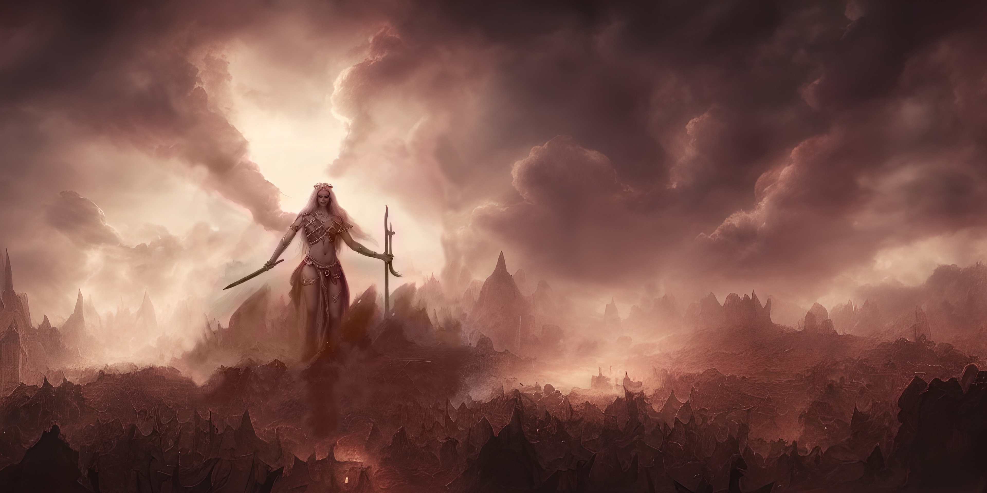 Goddess on the battlefield