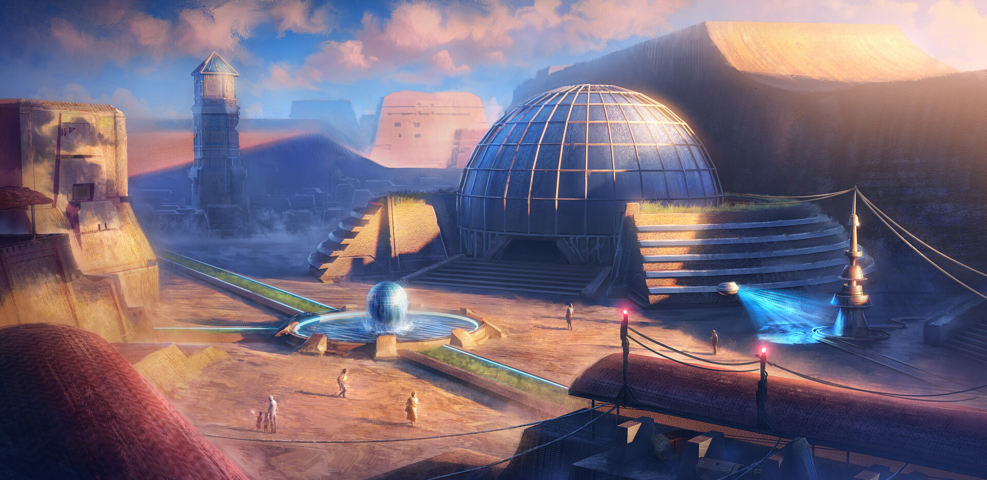 ArtStation Sand city