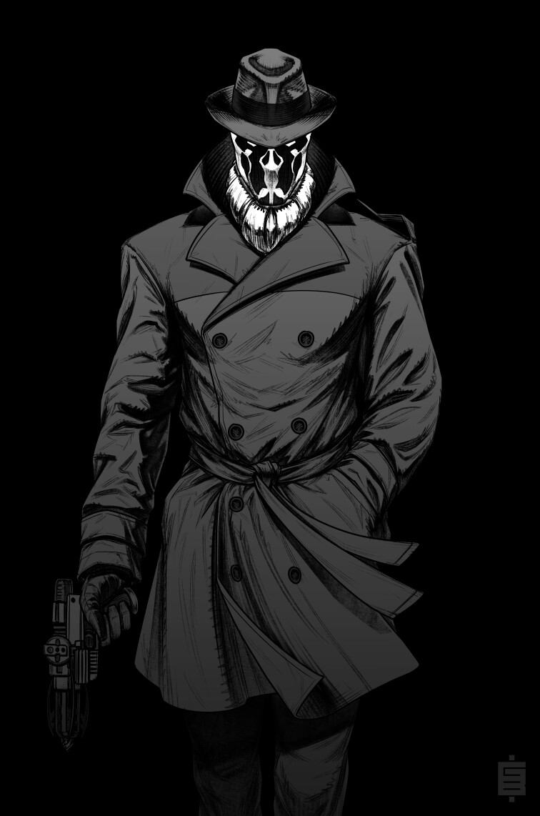 ArtStation - Rorschach (Watchmen)