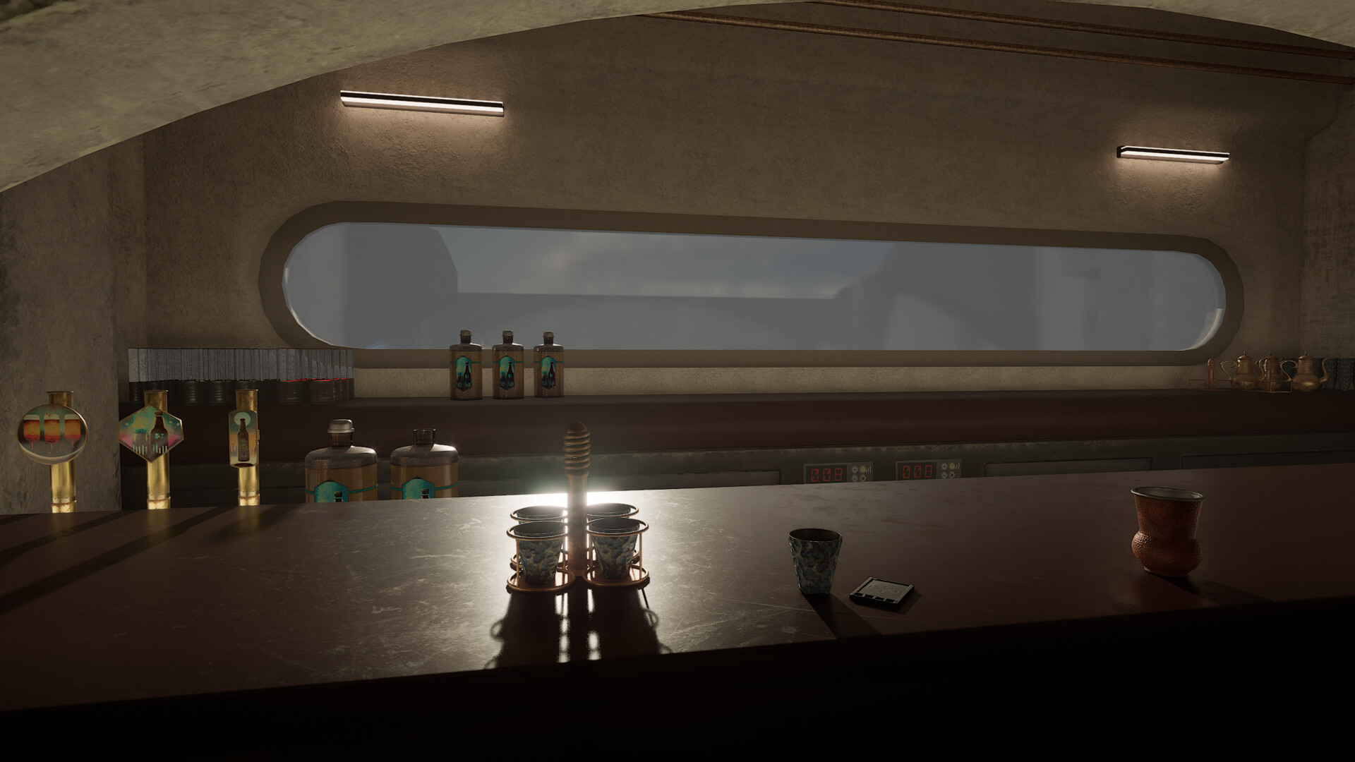 Jerry Sui Mandalorian Nevarro cantina fanmade environment project
