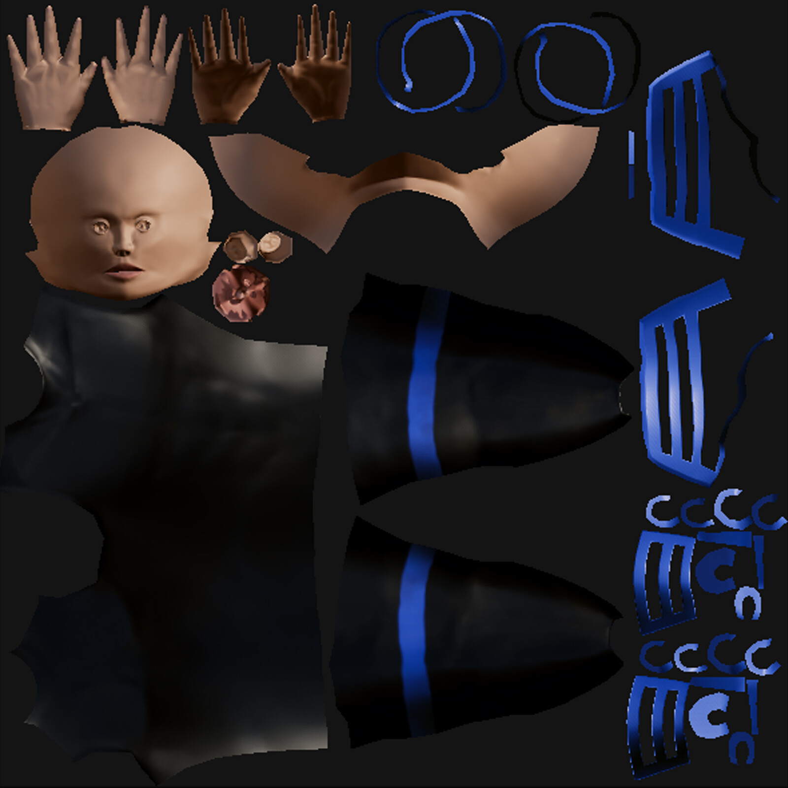top body texture