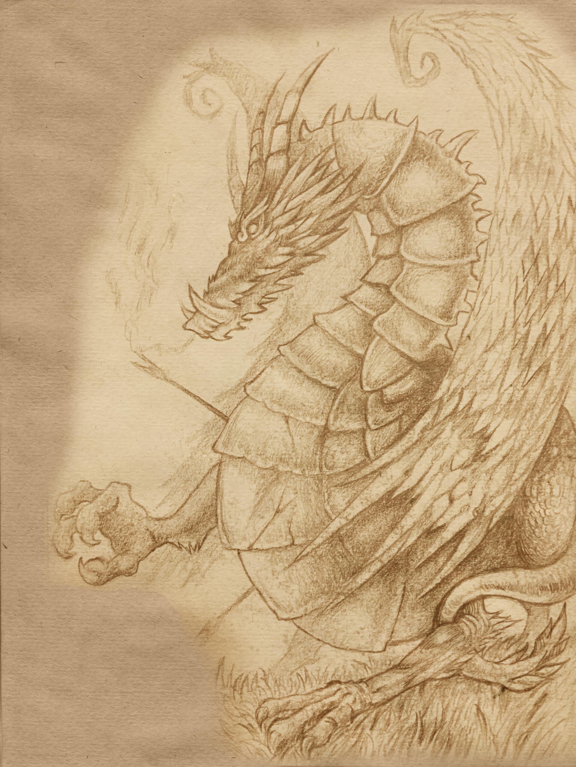 ArtStation - Medieval dragon