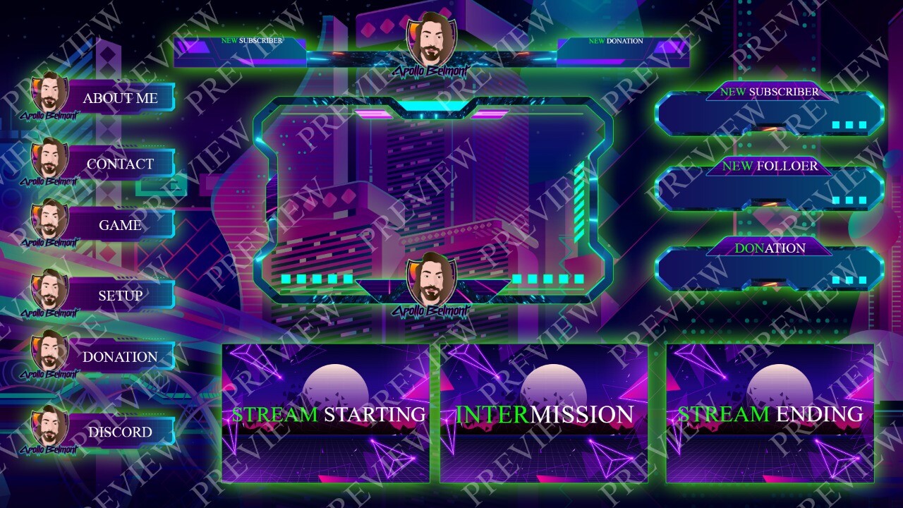 ArtStation - TWITCH PACKAGES