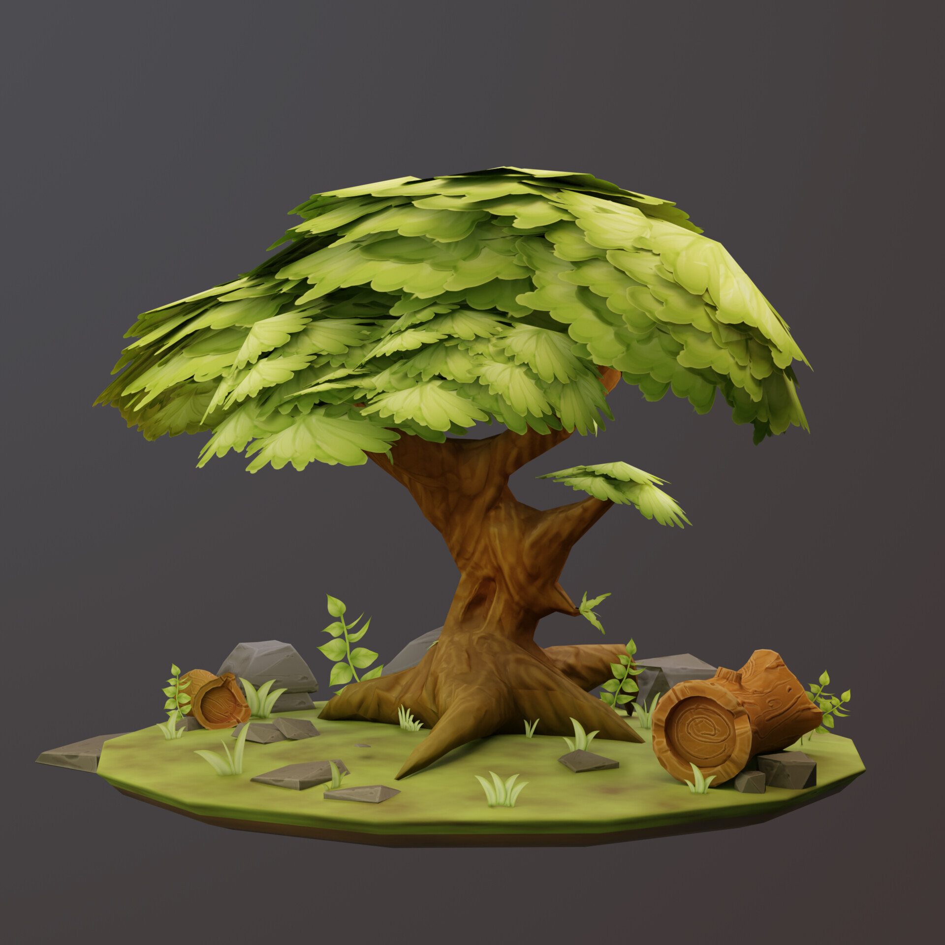 ArtStation - Stylized Tree