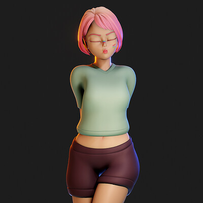 Posing character in Blender