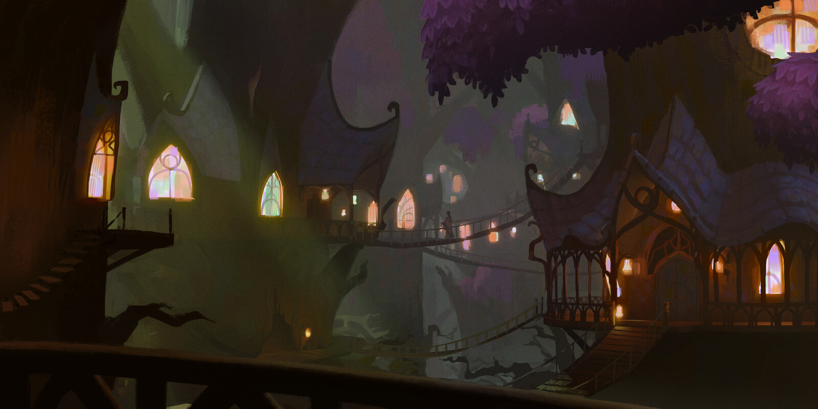 Hidden in the Canopies - Environment Concept