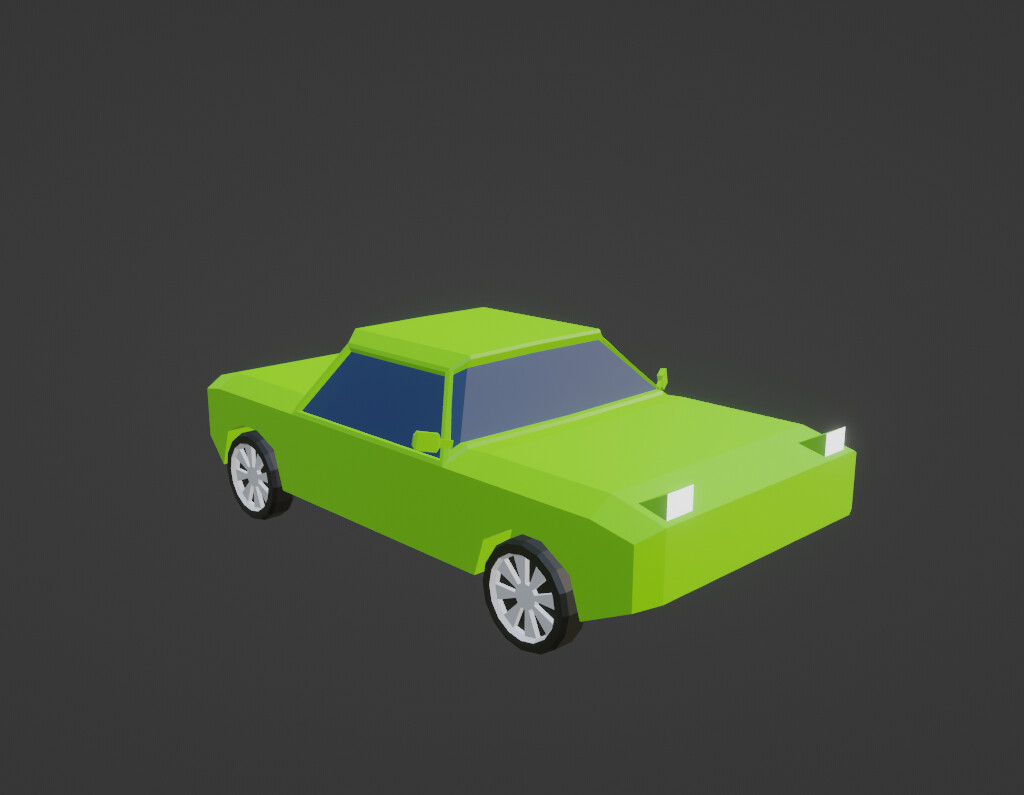 ArtStation - Lowpoly Car