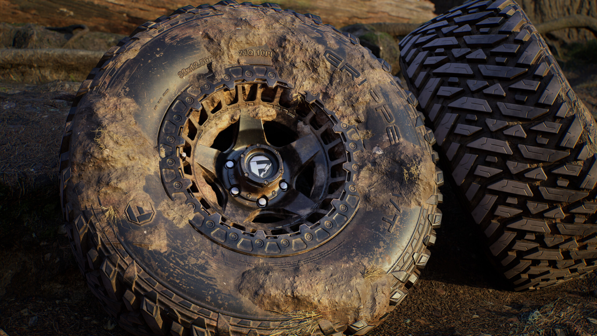 ArtStation Dirty OffRoad Wheel