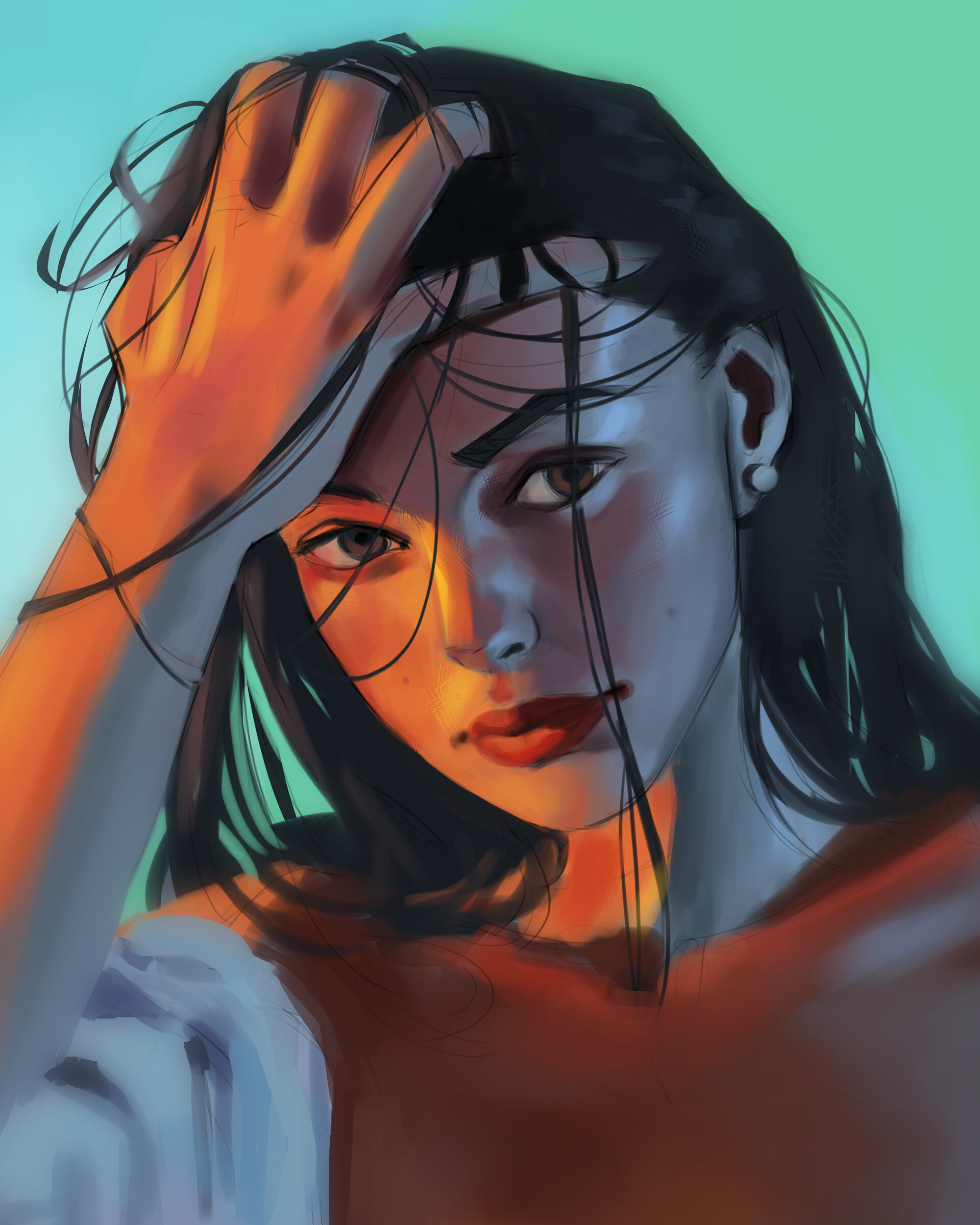 ArtStation Digital Portrait Study 2