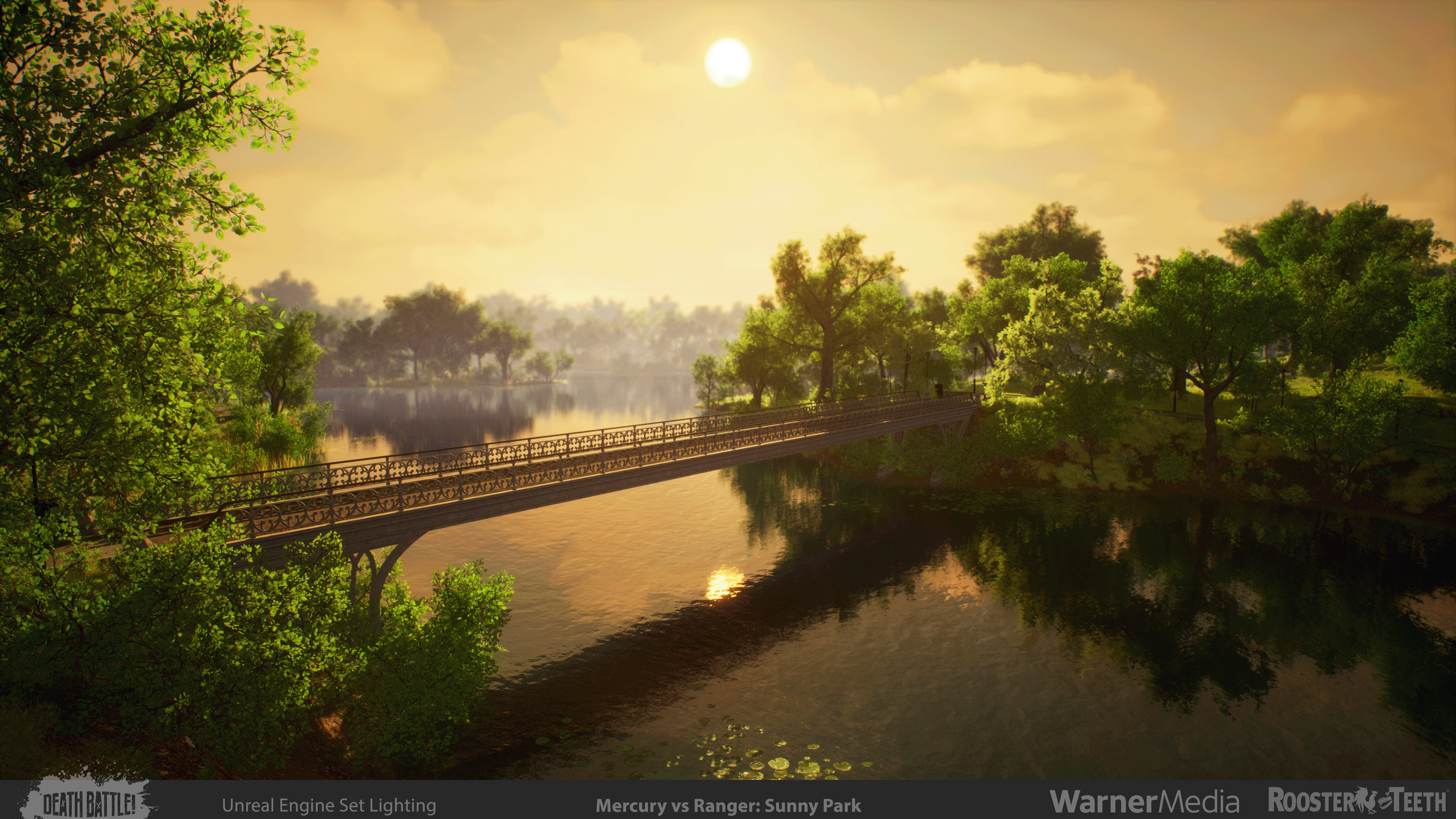 A modification from a Marketplace asset with unique time of day lighting and other tweaks needed for the episode.