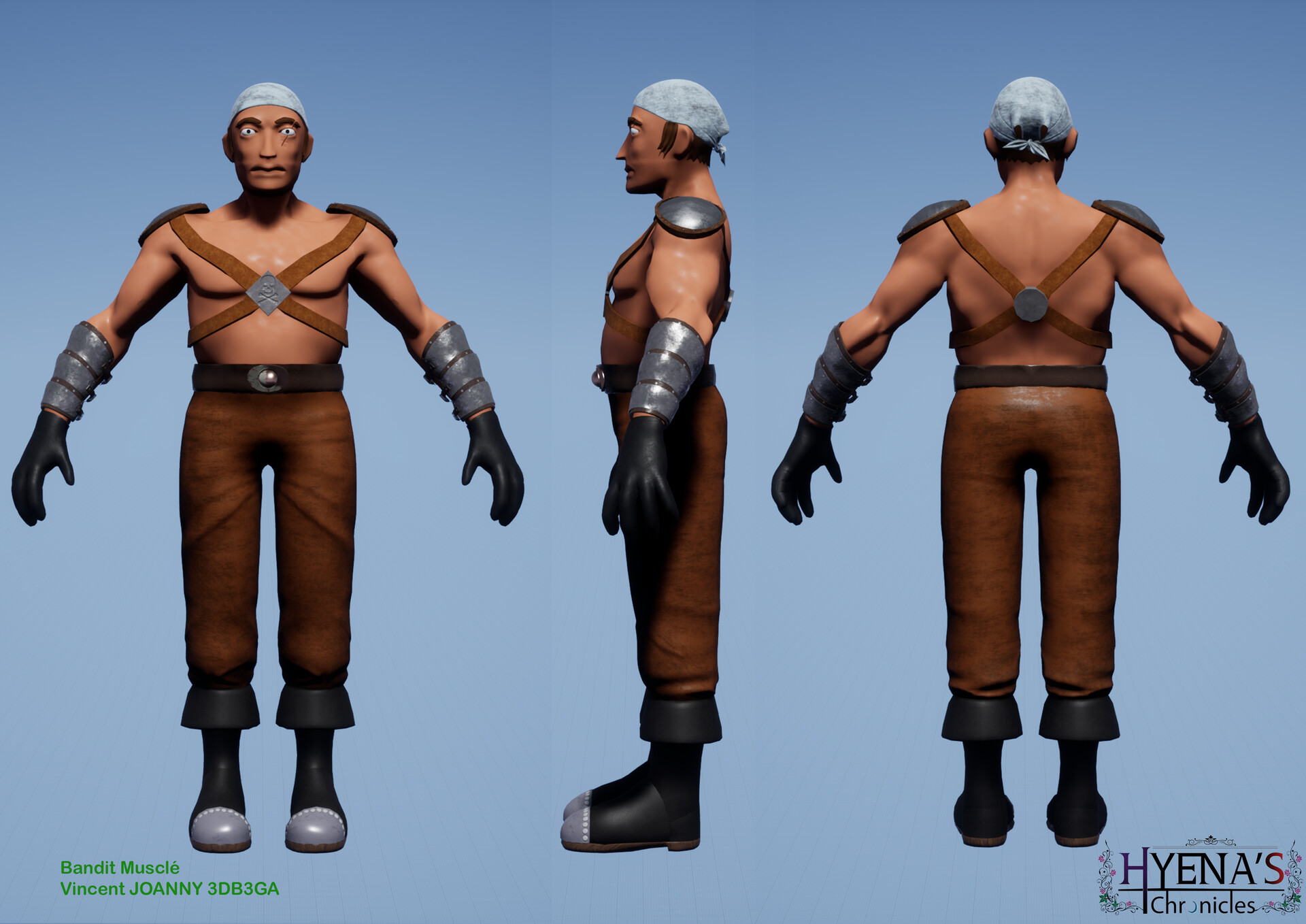 ArtStation - Modeled Muscle Bandit