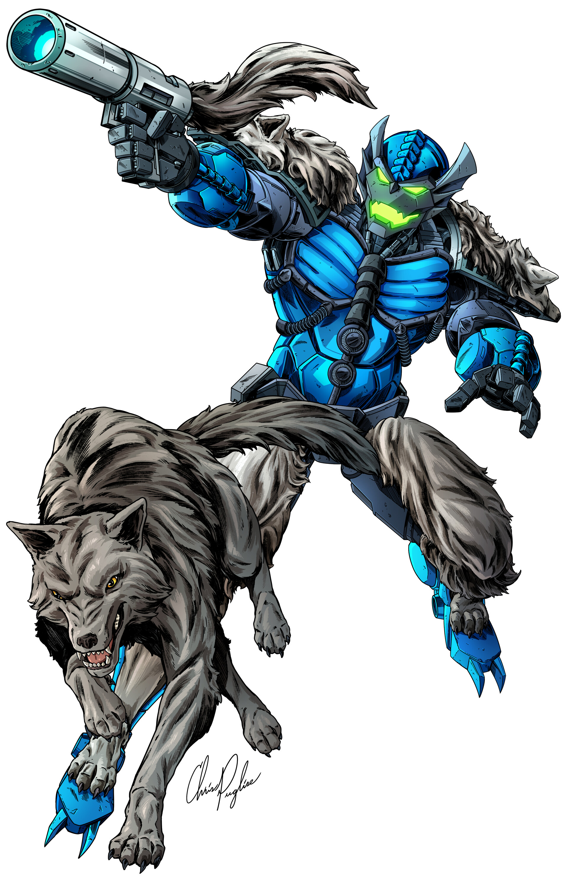 ArtStation Beast WarsWolfan Commission