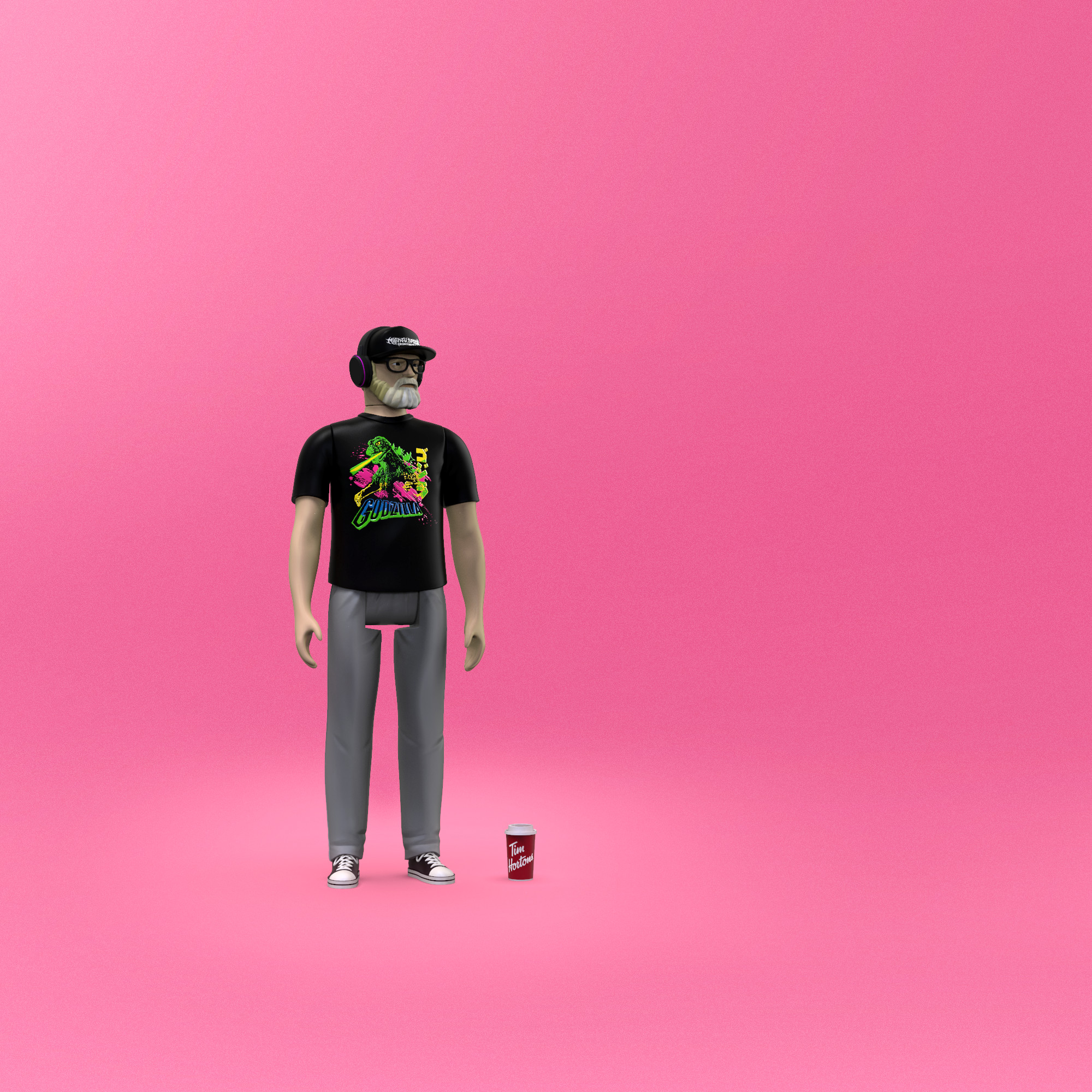 Anthony Watts Digital Sculptor Action Figure Self Portrait