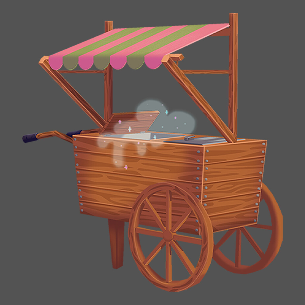 ArtStation - Vesna's ice-cream cart business