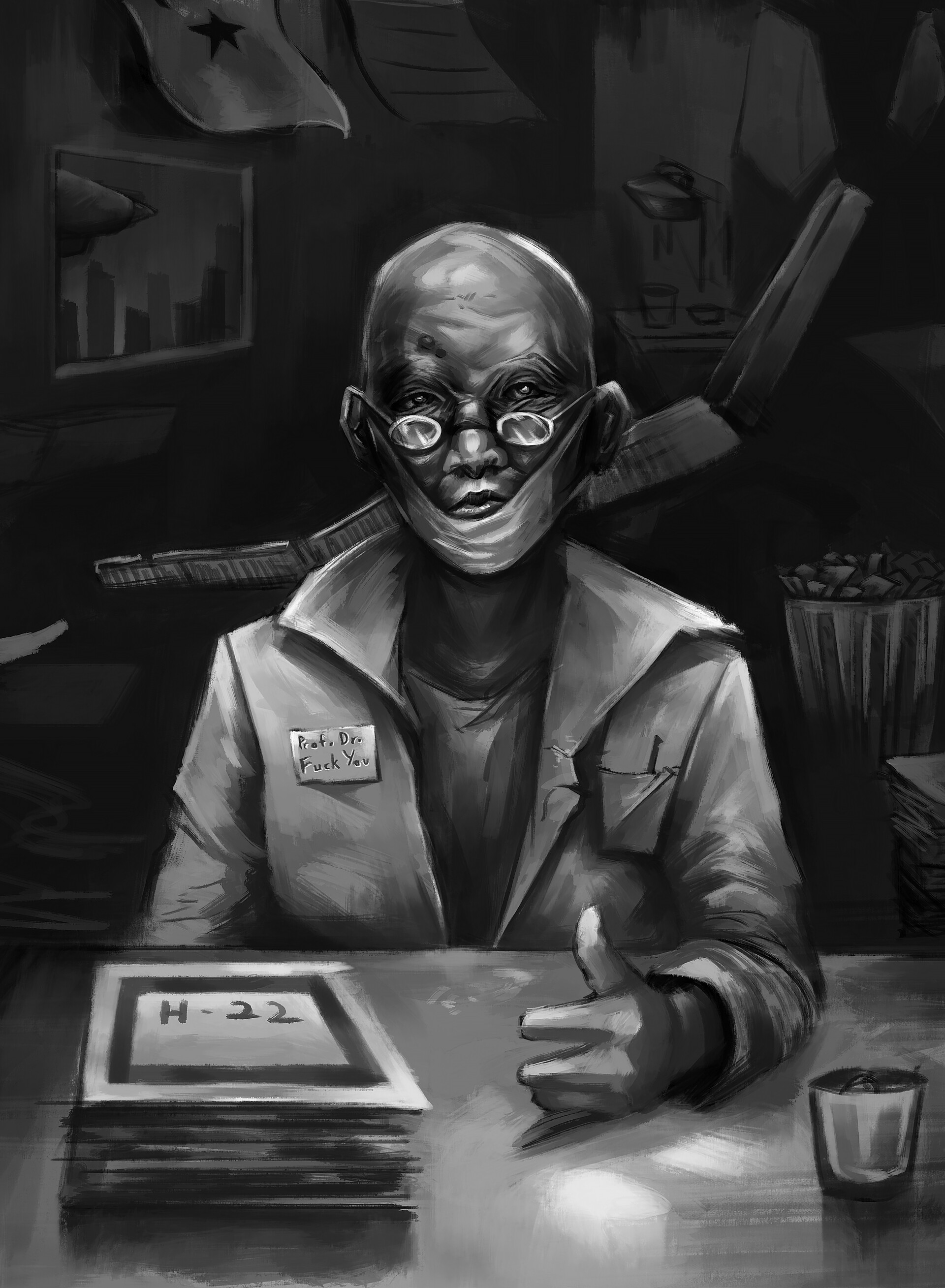 Drawing by Bahadır Atcı