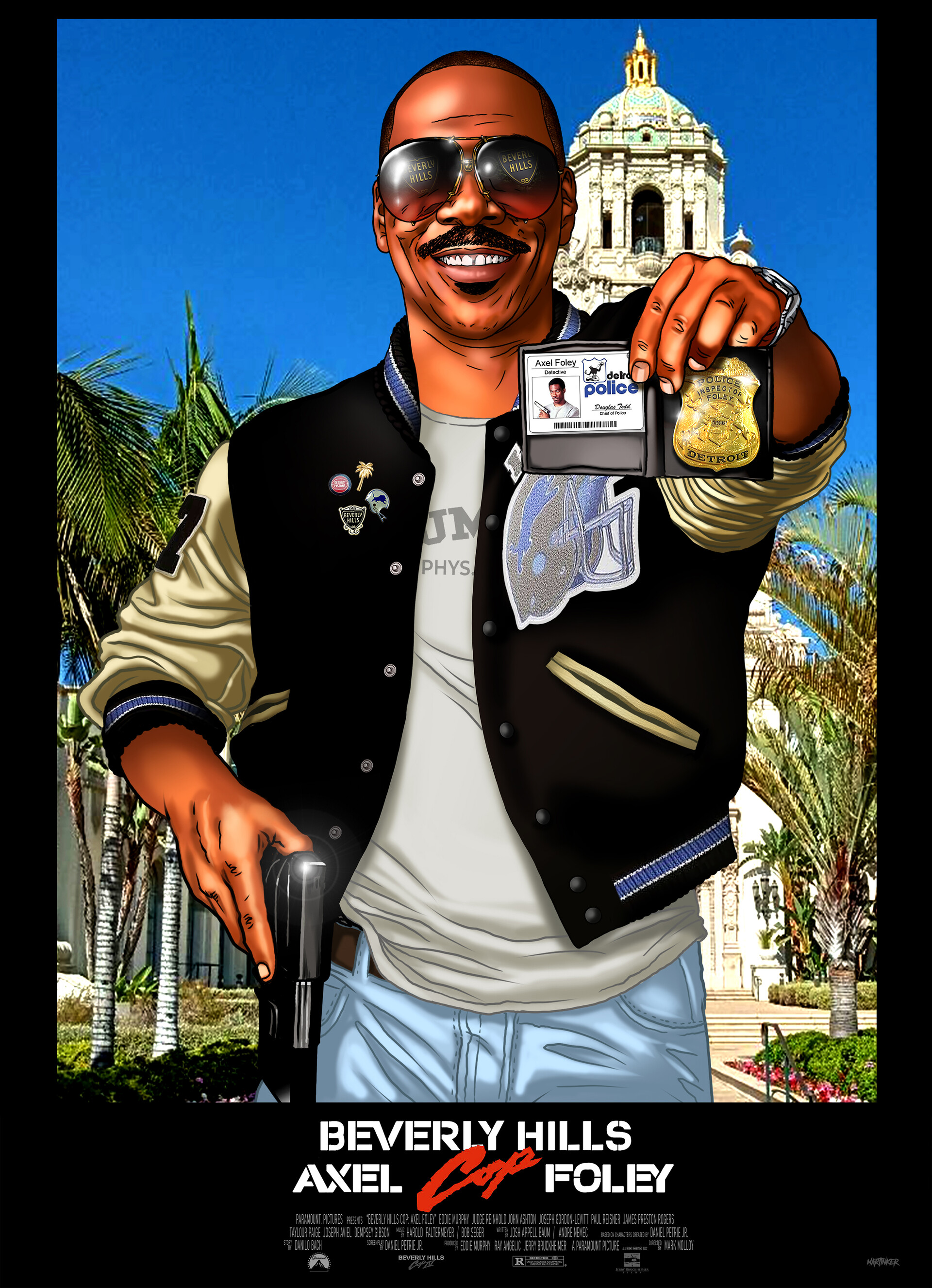 ArtStation Beverly Hills Cop Axel Foley