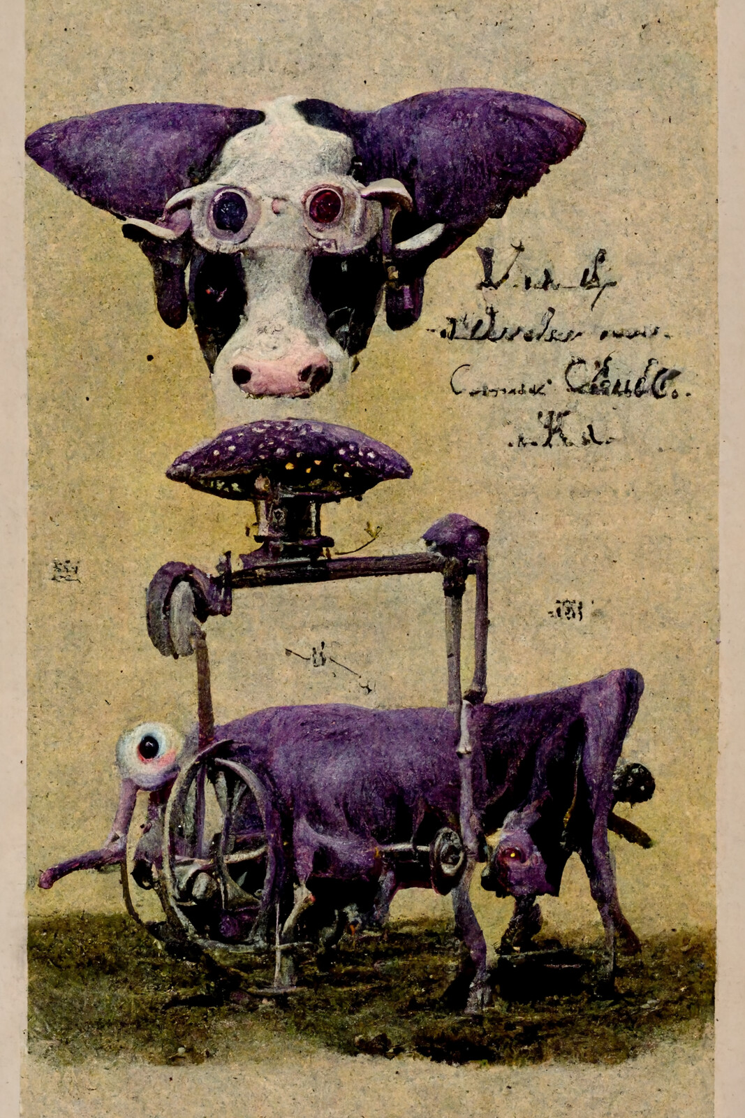 Disabled Animals On Vintage Postcards #14| Milkas Father