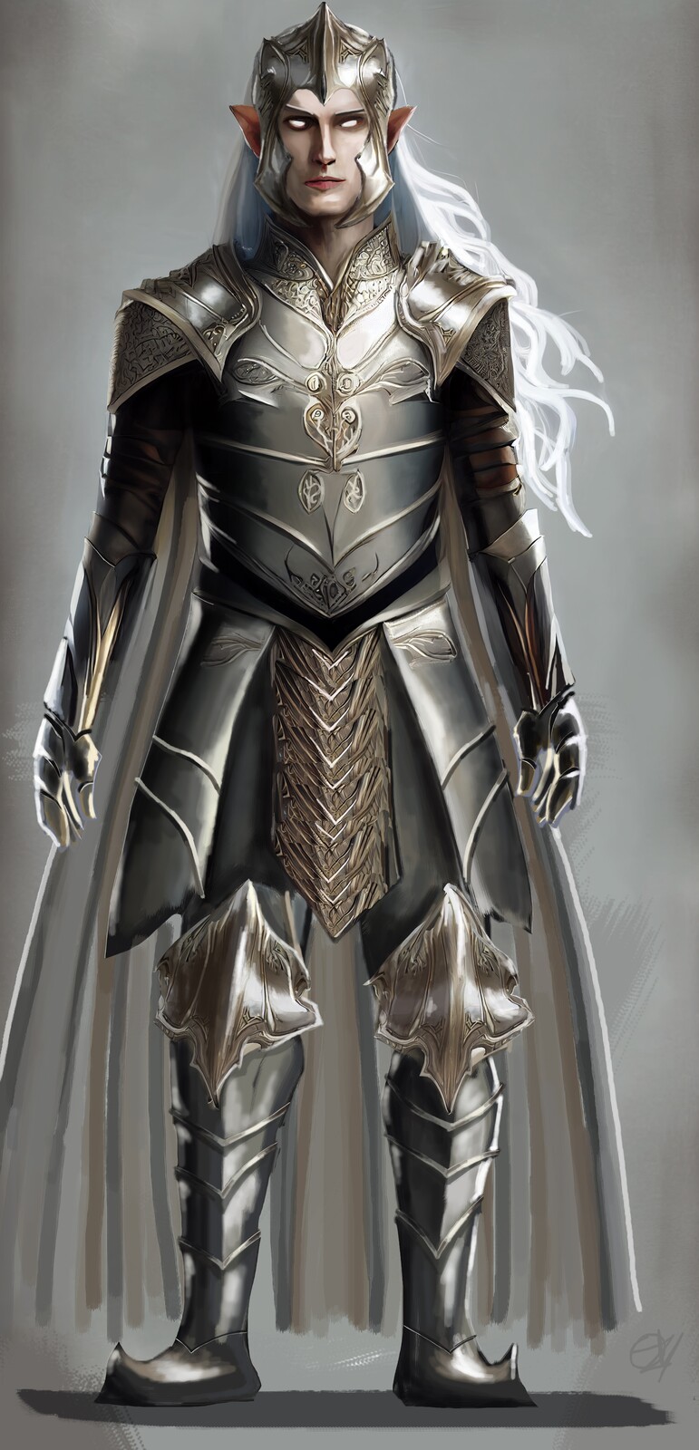 Silver Elven Outfit Concept