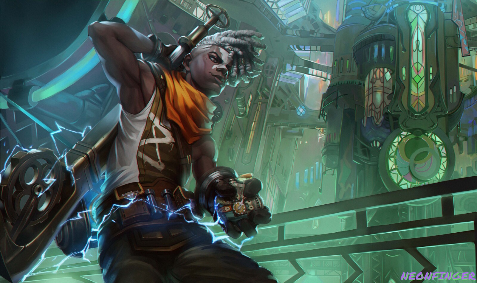 Arcane Ekko Fanart