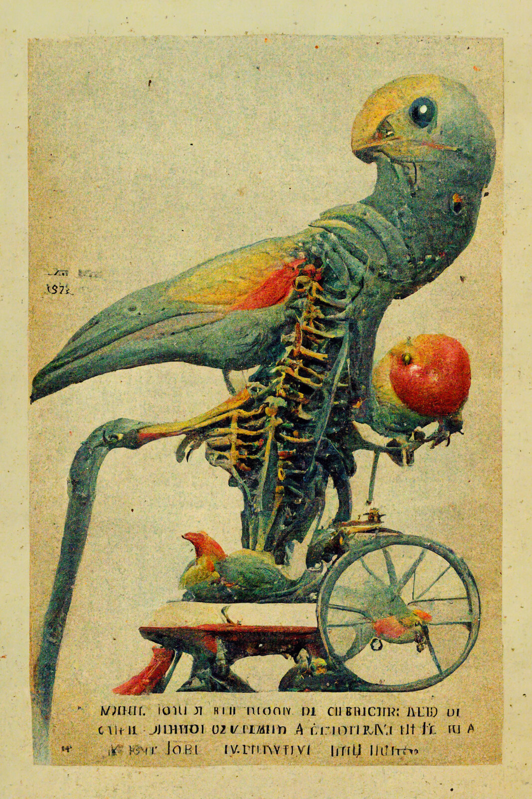 Disabled Animals On Vintage Postcards #17| The Second Parrot
