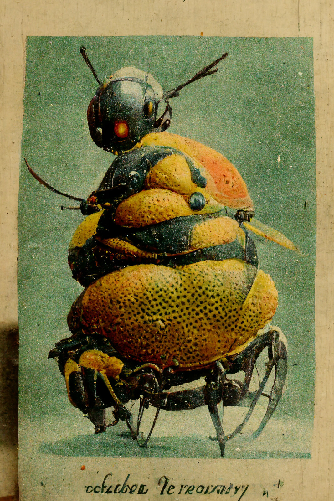 Disabled Animals On Vintage Postcards #25 | The Wasp