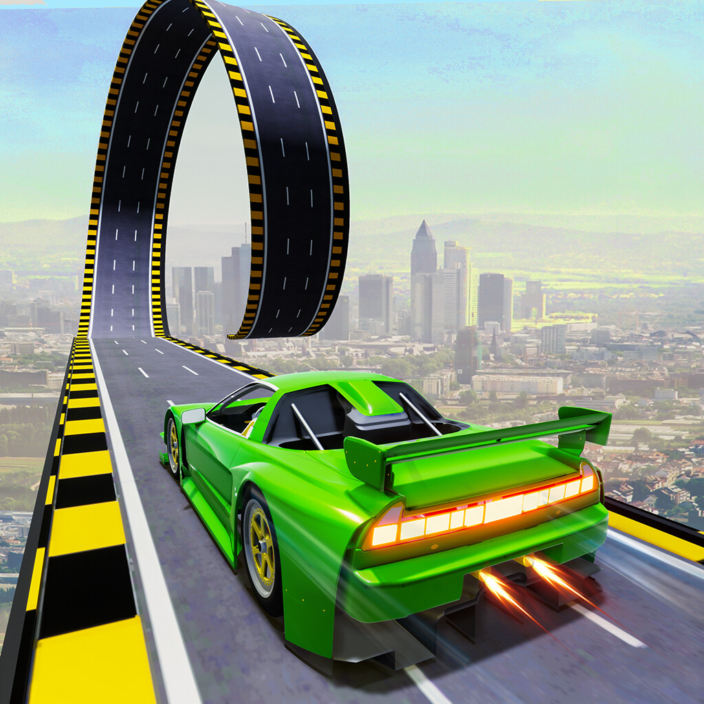 ArtStation - Mega ramp car stunt