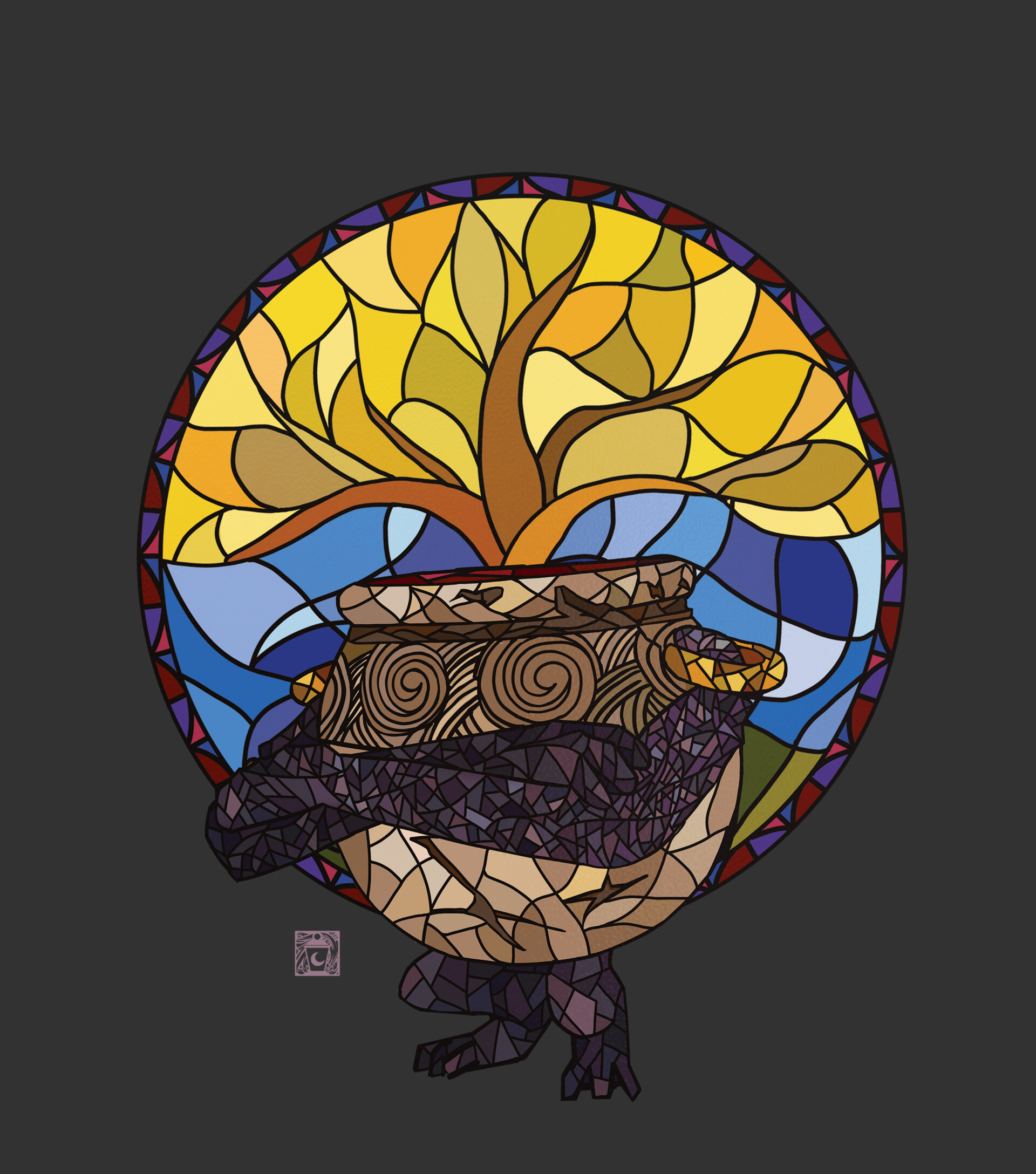 ArtStation Alexander Stained Glass