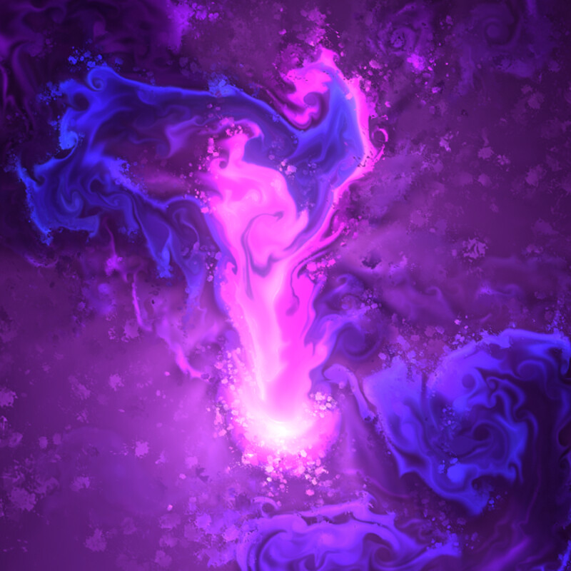 Purple fluid abstract
