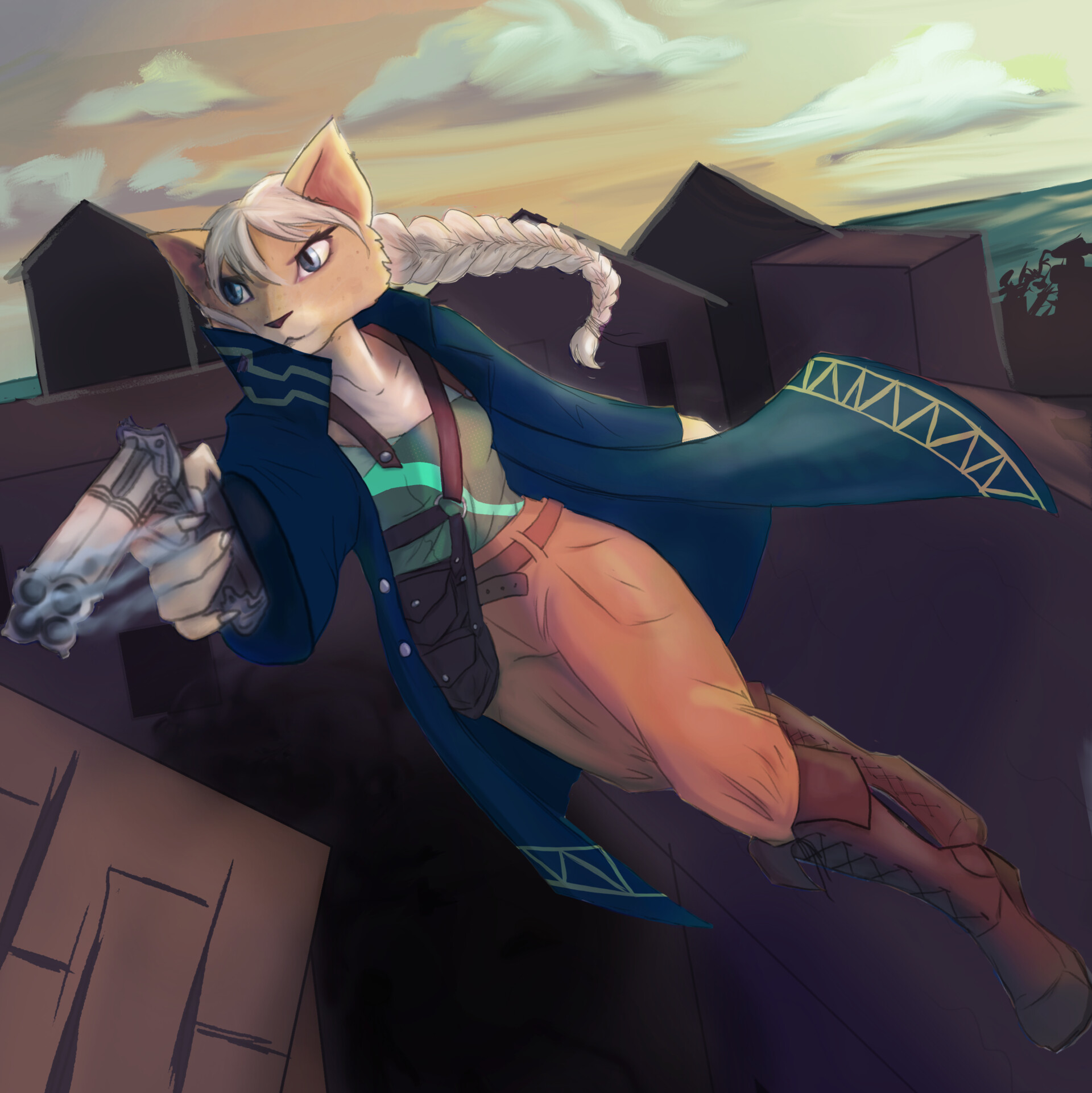 ArtStation Gunslinger Commission