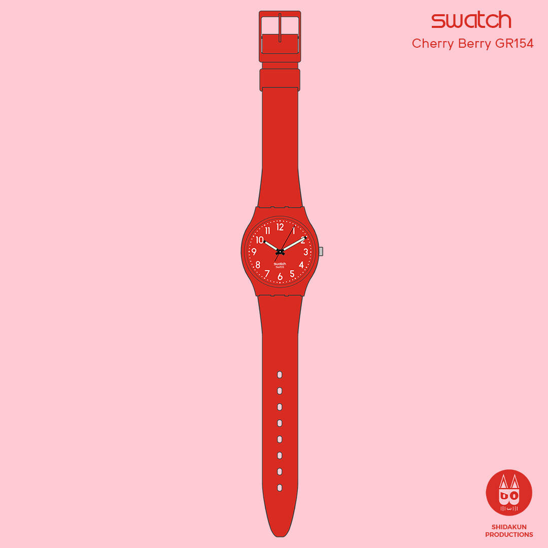 ArtStation Swatch 2010 Colour Code Collection Tribute Cherry Berry