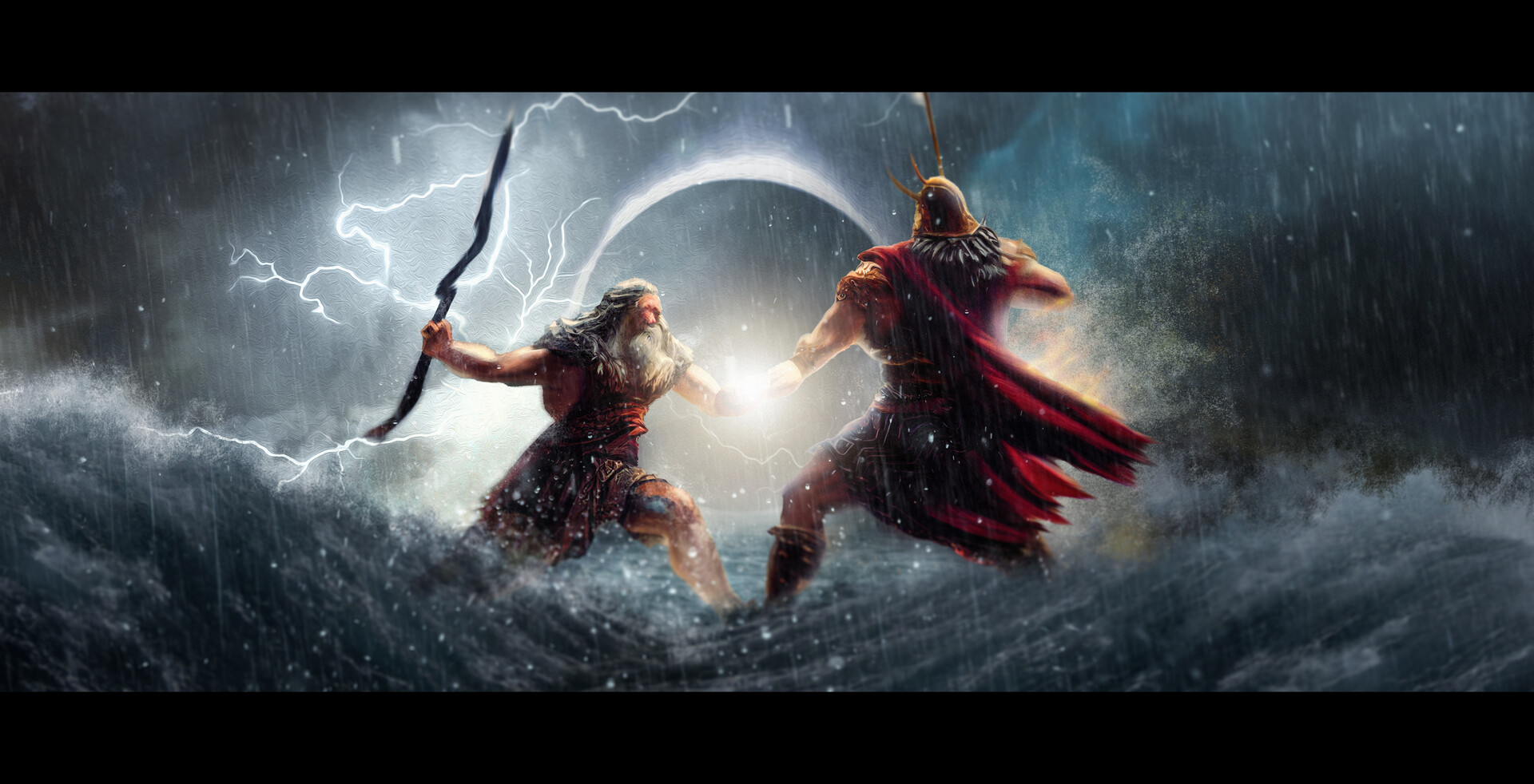Red clown zeus vs ares
