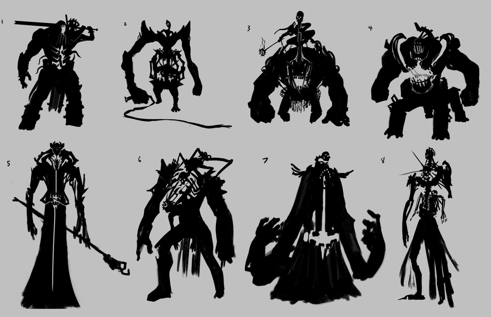 silhouettes