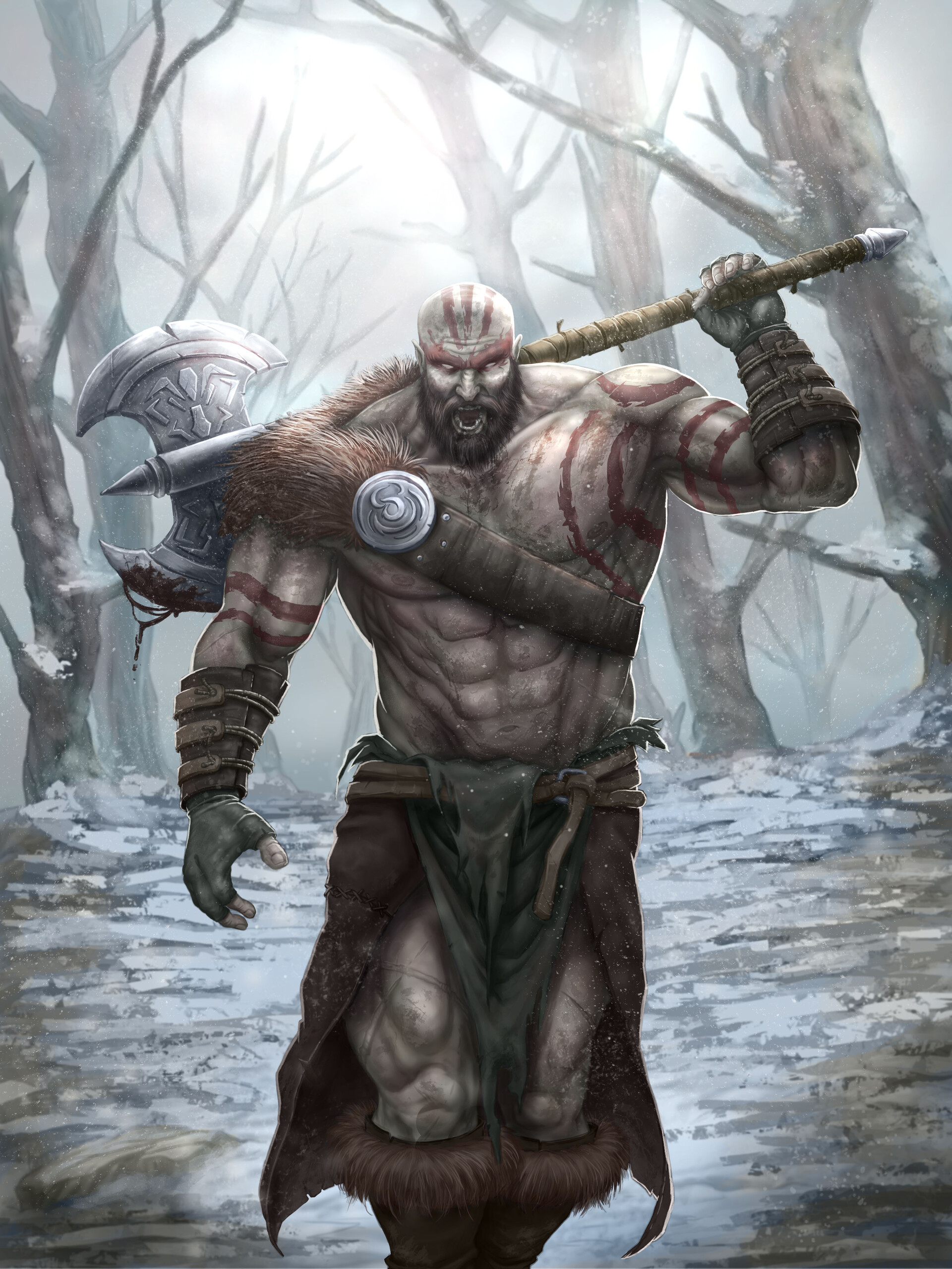 ArtStation Blodddreaver Barbarian