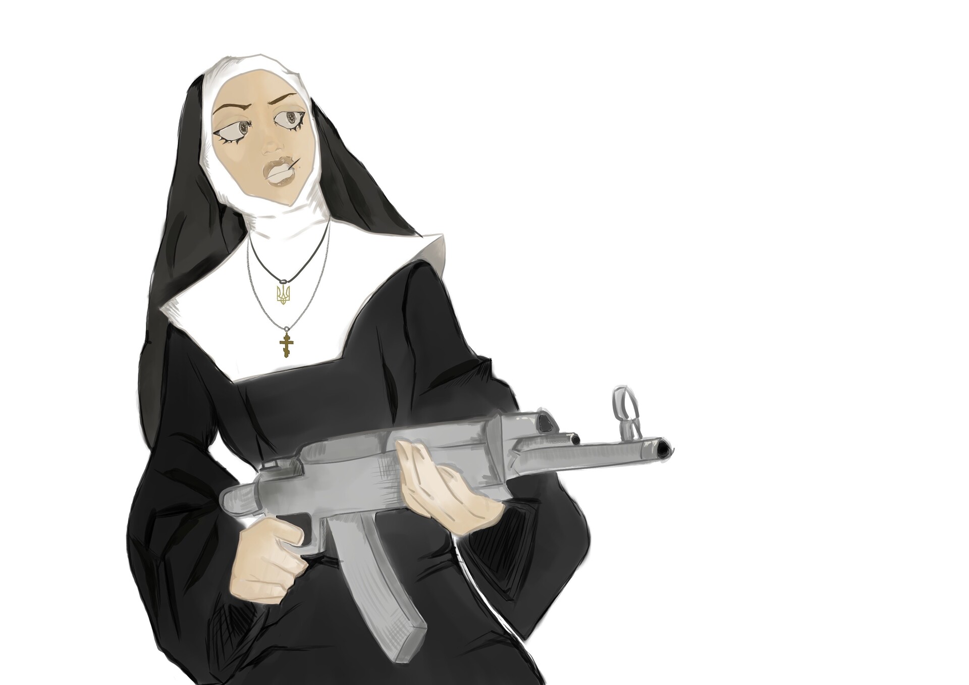 ArtStation - ukrainian nun