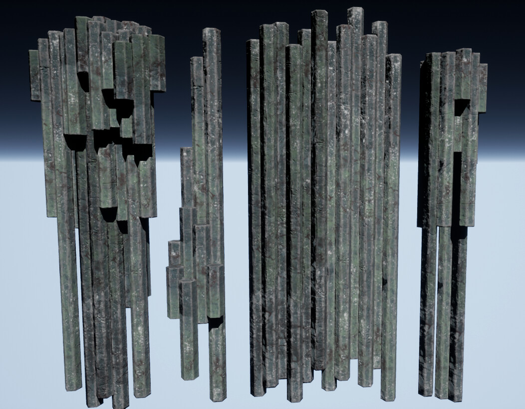 Modular Basalt Pillars