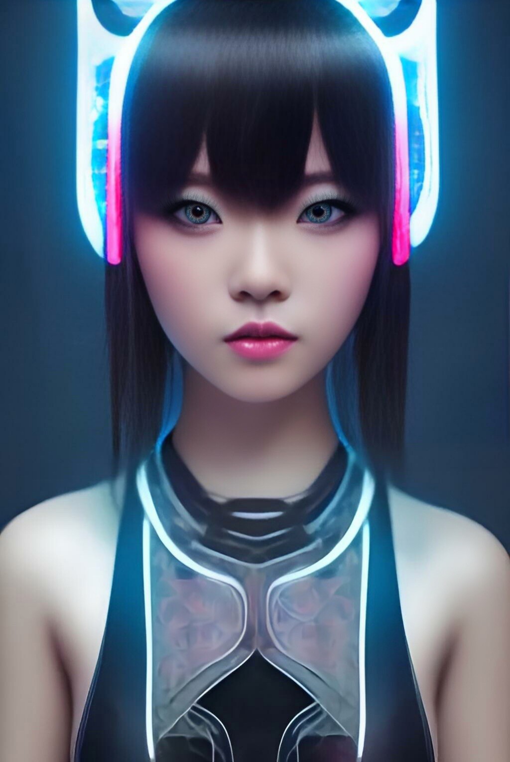ArtStation - Cyberpunk Japanese Gamer Girl