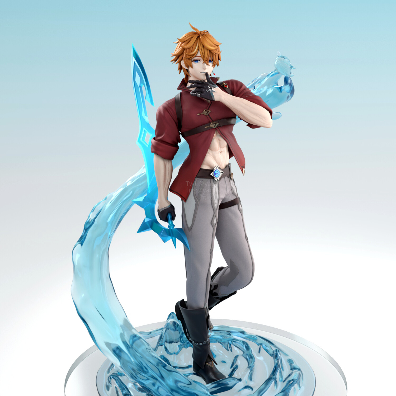 Amazon.co.jp: 原神 タルタリヤ フィギュア スケールフィギュア