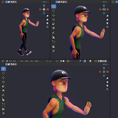 Posing Character in Blender - Ken Style 3