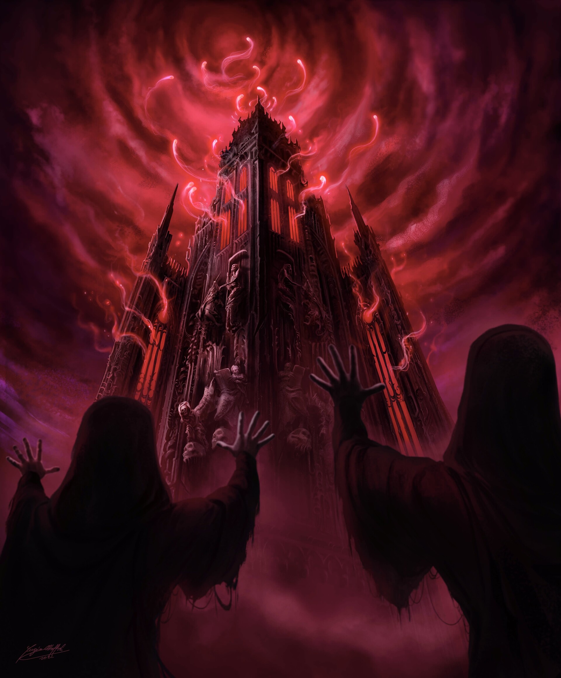 ArtStation Red Tower