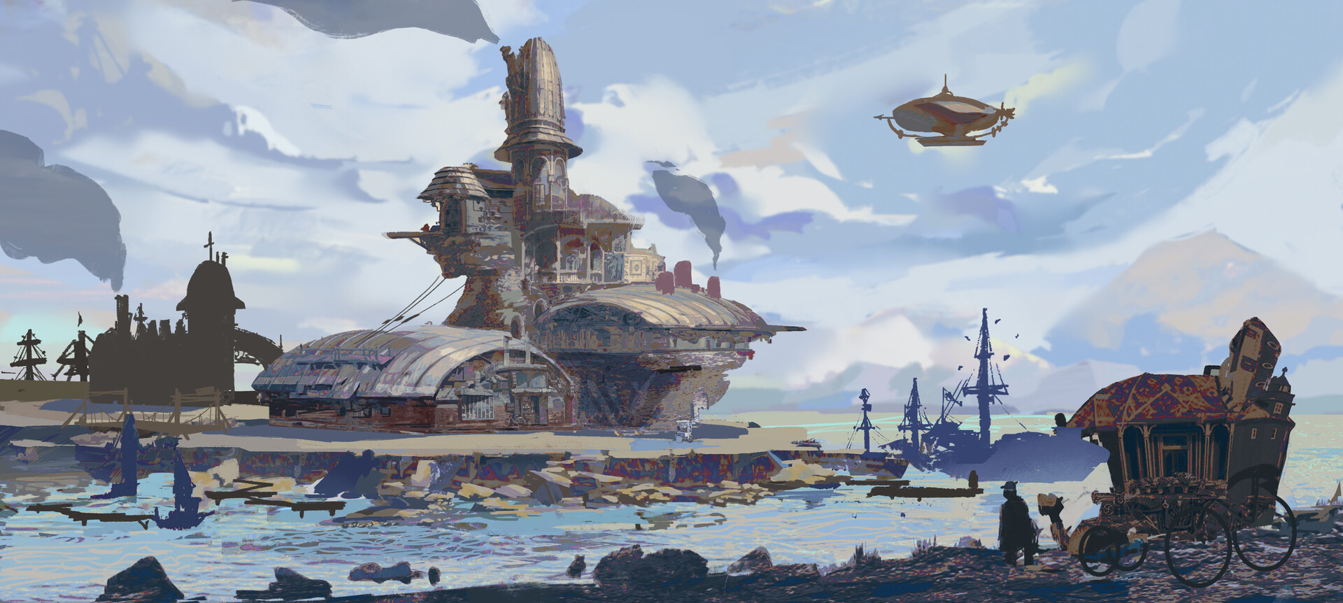 ArtStation - Scene Concept Sketches