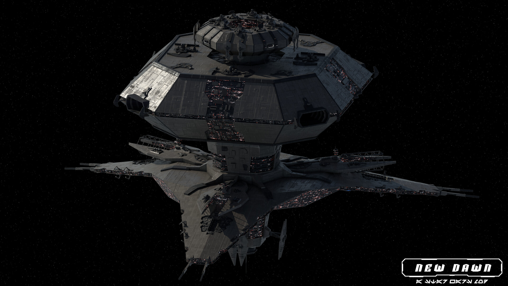 ArtStation - New Dawn Mandalorian Starbase - Starfortress