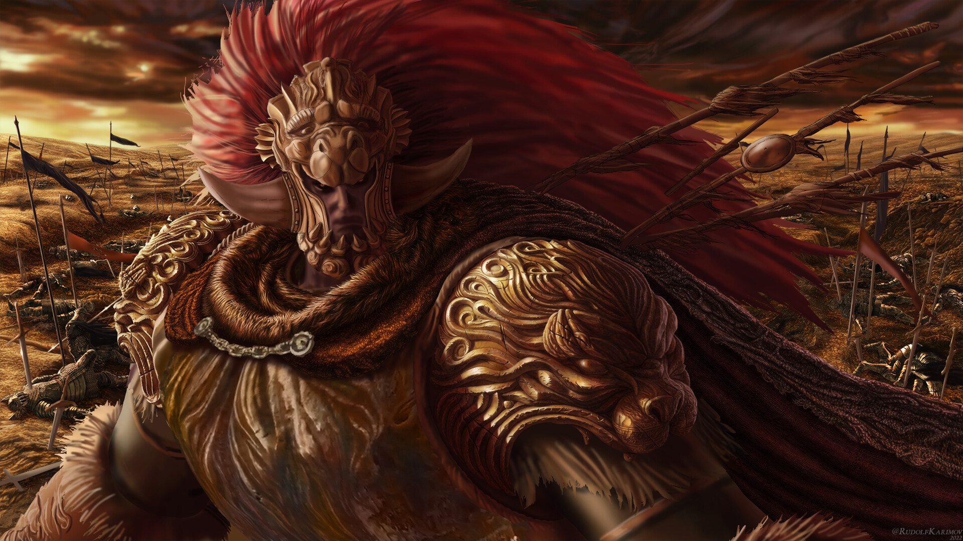 Artstation general radahn i can t finish 