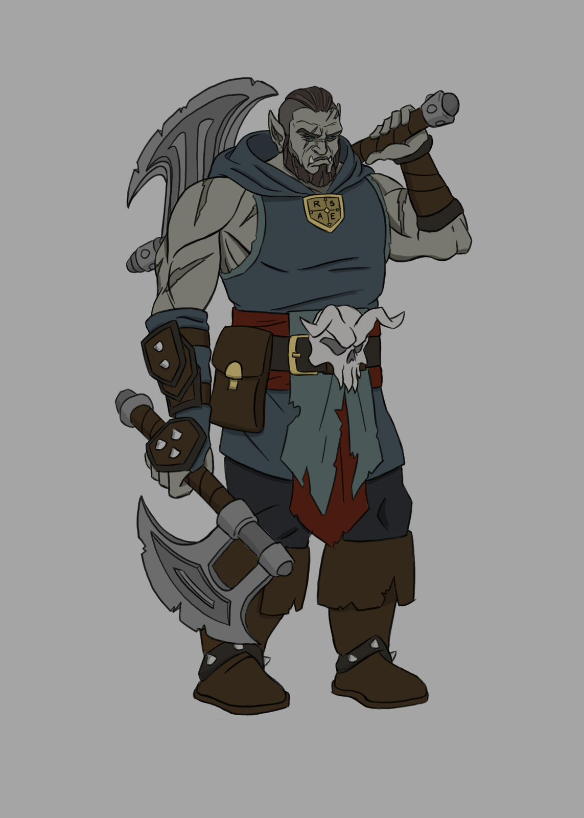 D&amp;D Orc Barbarian - Malusk