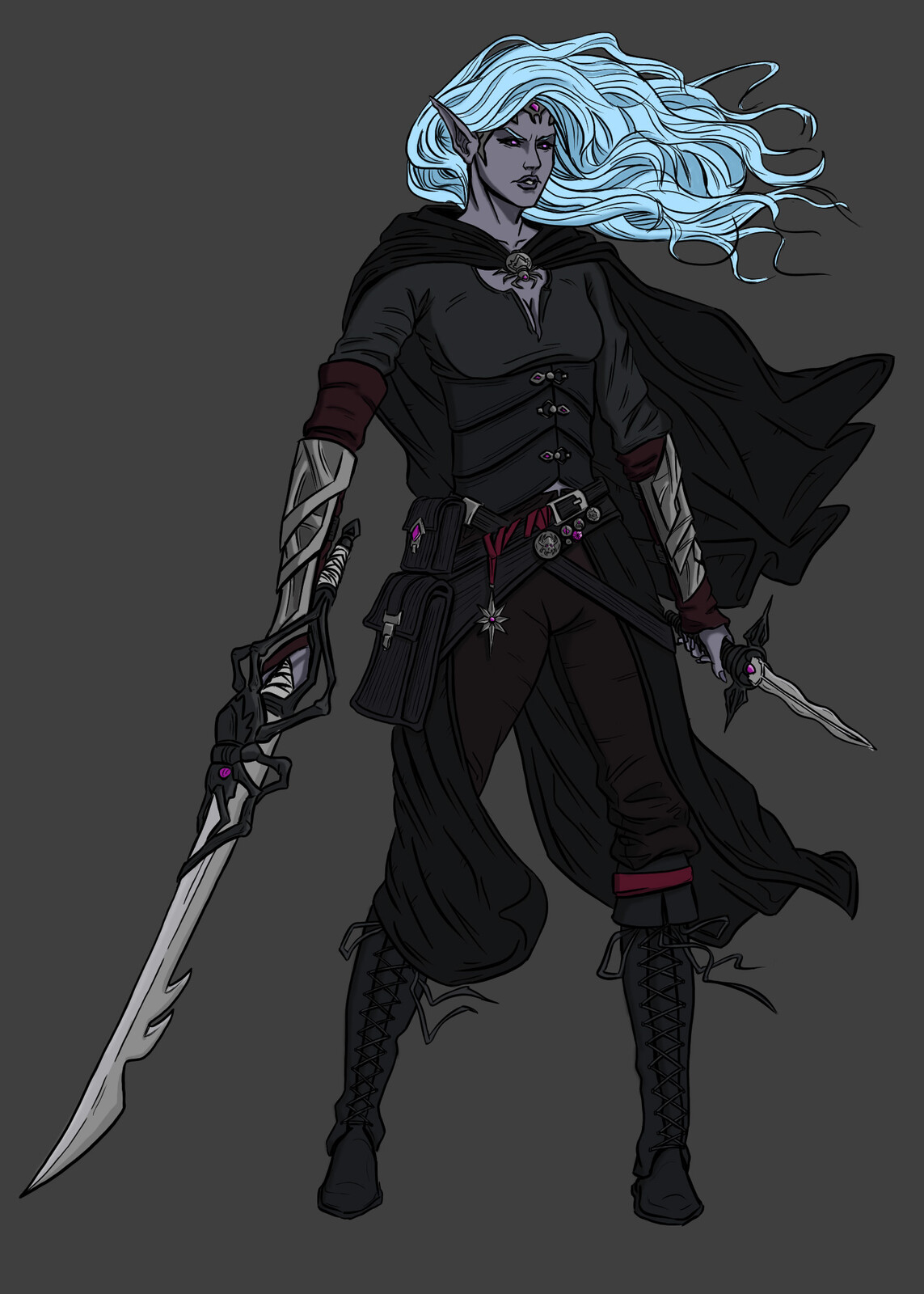 D&amp;D Drow Rogue - Shava Naïlo