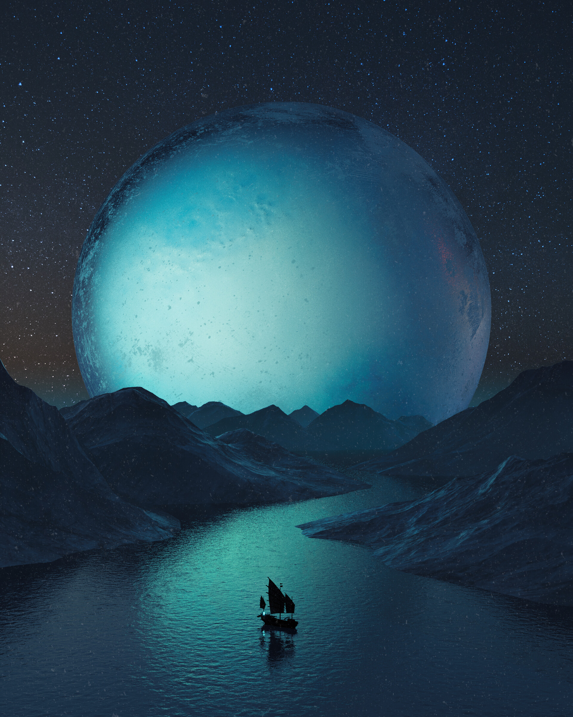 ArtStation Cold Moon