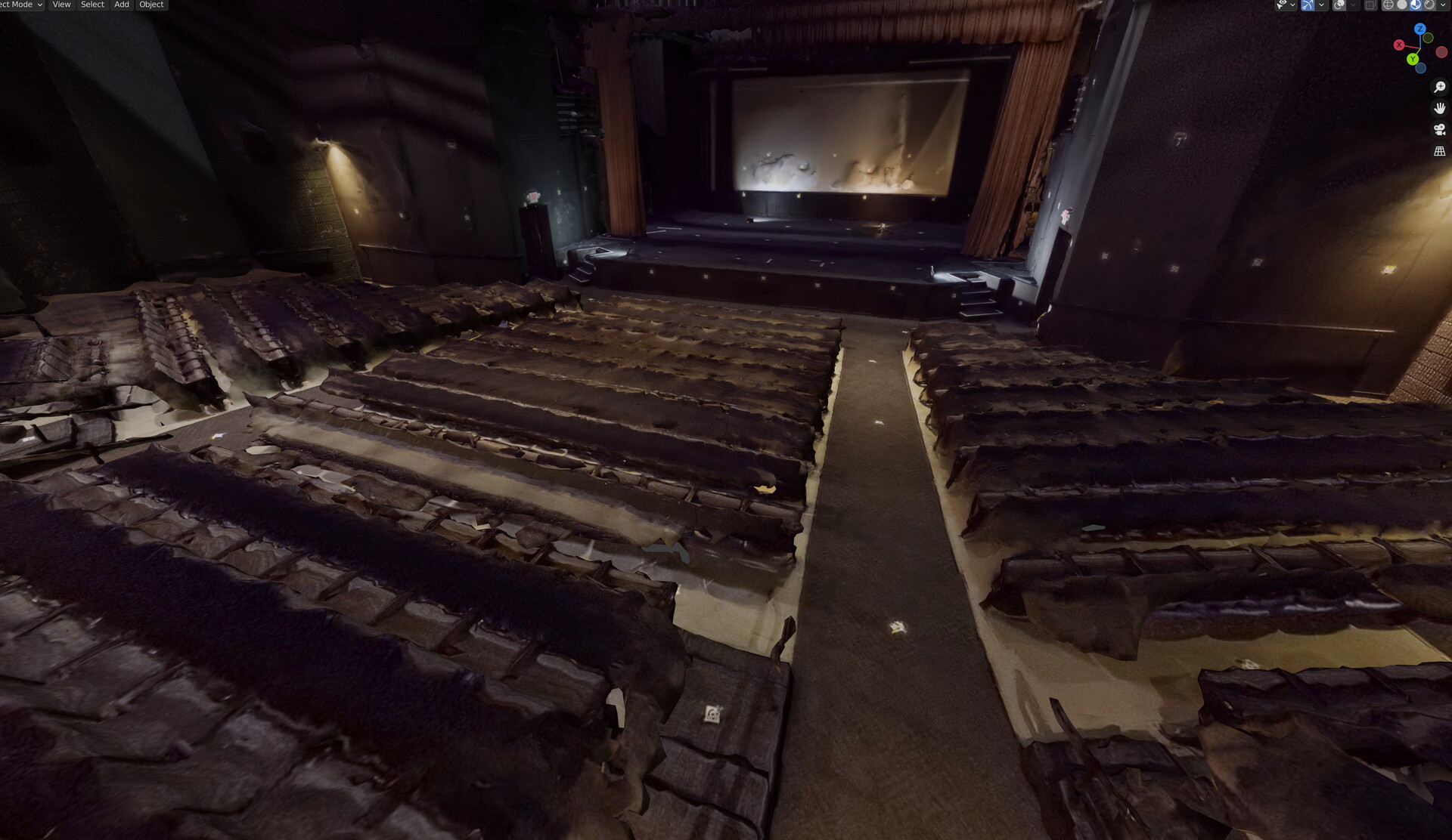 SMOUSE - [Photogrammetry] Atlanta Auditorium - Manual Scan & Retopology