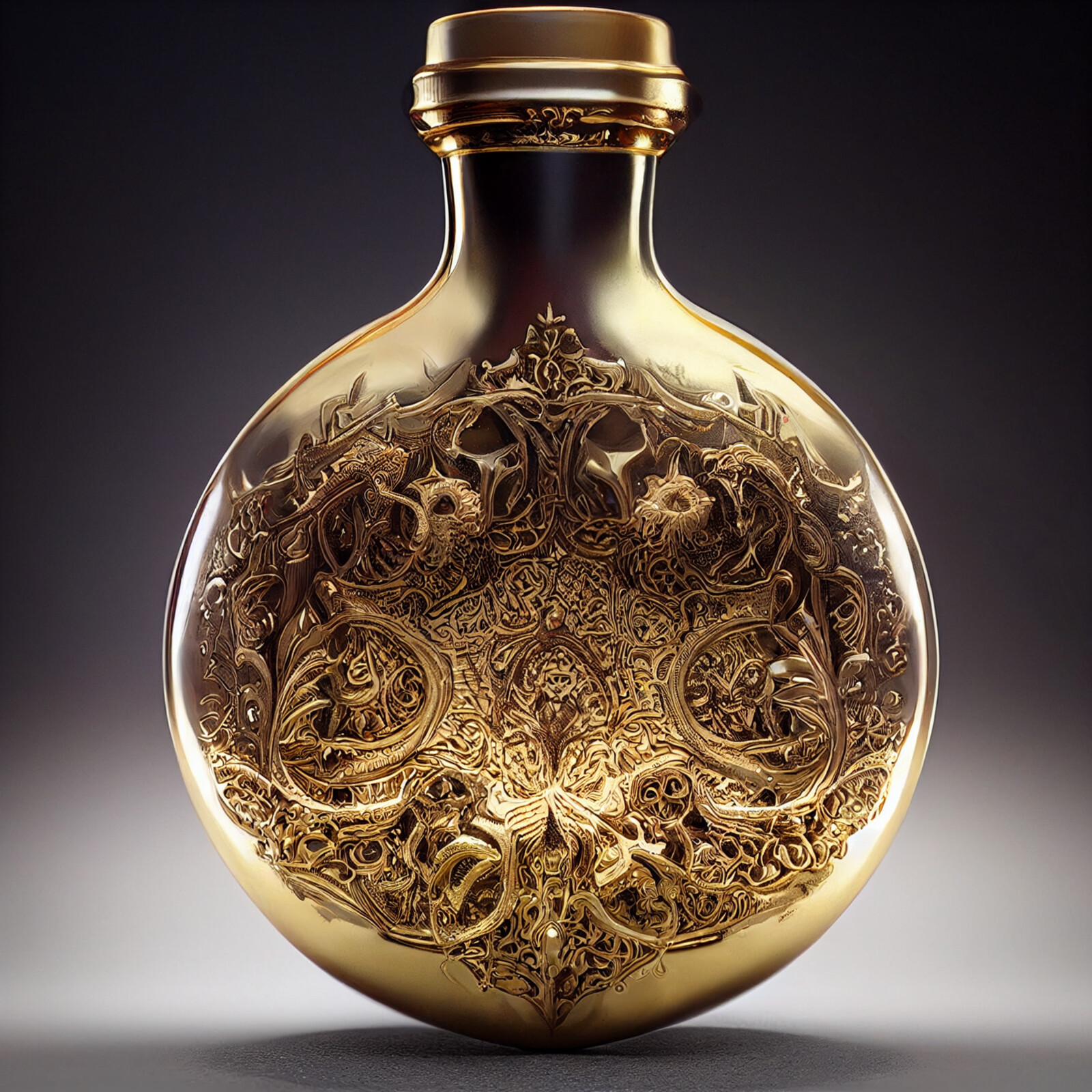 A Golden Flask