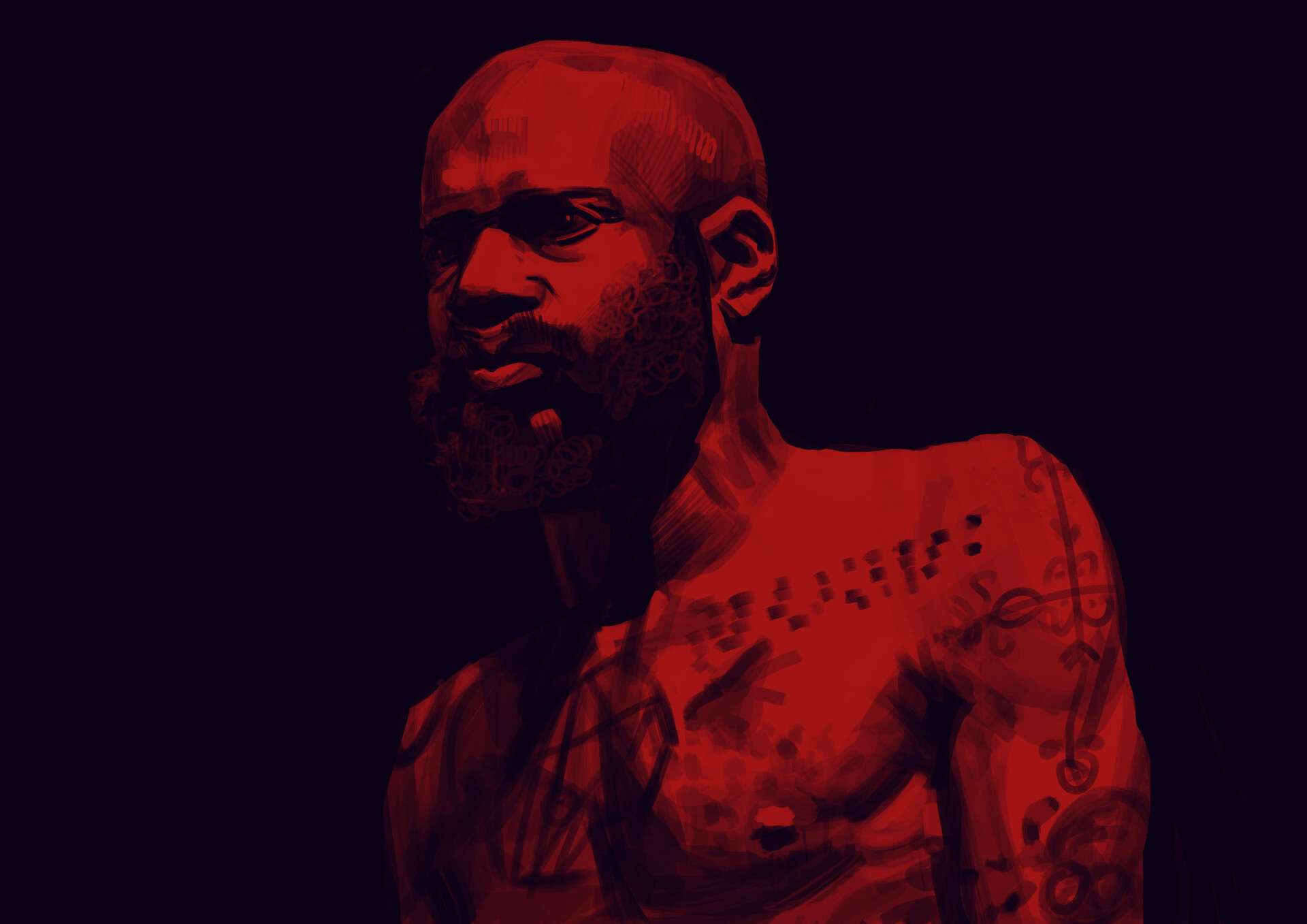 ArtStation MC Ride from Death Grips